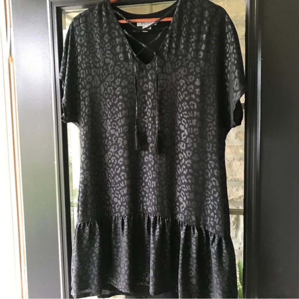 GREAT PLAINS London Minnesota Leopard Print Dress Tunic 4 Like New - Picture 12 of 15